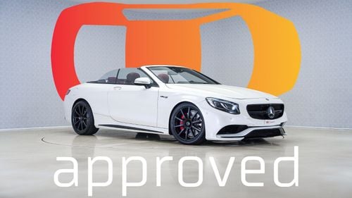 مرسيدس بنز S 63 AMG Std 5.5L Cabriolet | AED 11,769 PM | Up to 3 Years Warranty Unlimited | GCC