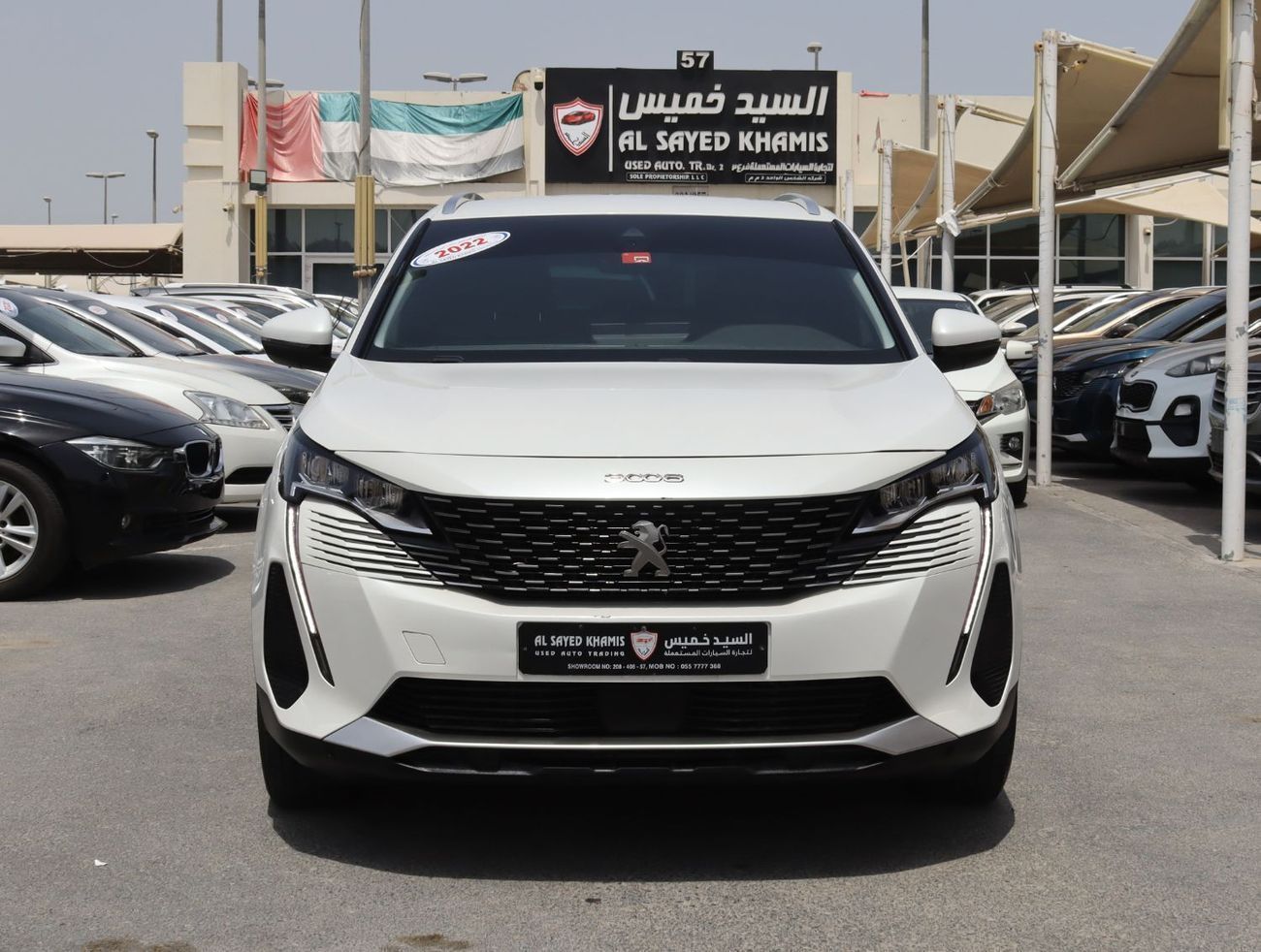 Peugeot 3008 Active+ 1.6L Peugeot 3008 -2022 -, GCC, in excellent condition, 61,000 km, 1.6L engine, priced at