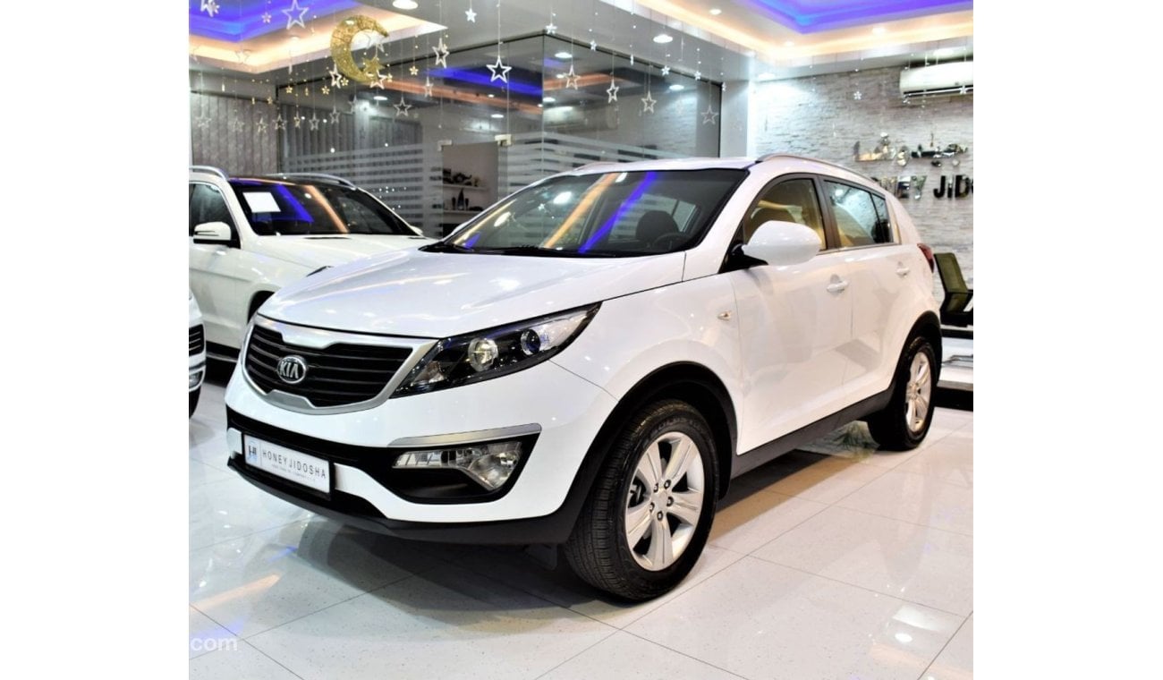 Kia Sportage ORIGINAL PAINT ( صبغ وكاله ) KIA Sportage 2014 Model! White Color! GCC Specs