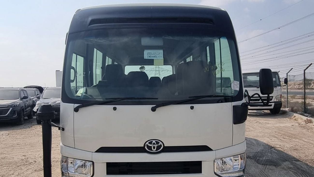 Toyota Coaster RHD 30 Seater V6 4.2L Diesel 2024YM [FOR EXPORT TO AFRICA ONLY]
