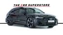 Audi RS6 Special Order-Premium Metallic Paint-Black on Black-Fastest Exclusive Estate