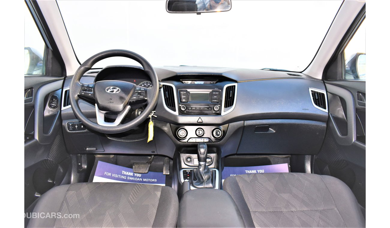 Hyundai Creta AED 1174 PM | 1.6 GL GCC DEALER WARRANTY