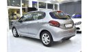 Peugeot 208 EXCELLENT DEAL for our Peugeot 208 1.6L ( 2019 Model ) in Silver Color GCC Specs