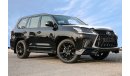 لكزس LX 570 Black Edition 5.7L Petrol with Radar Cruise , Lane Change Assist, Wireless Charging and 4 Zone Auto 