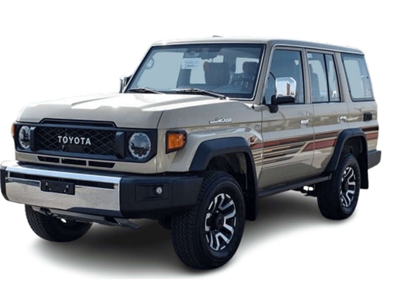 تويوتا لاند كروزر 70 ECTTAE002 - 2025 Toyota LC76 Hardtop 5 Doors -  4.0L Petrol Auto – Beige – Full Options