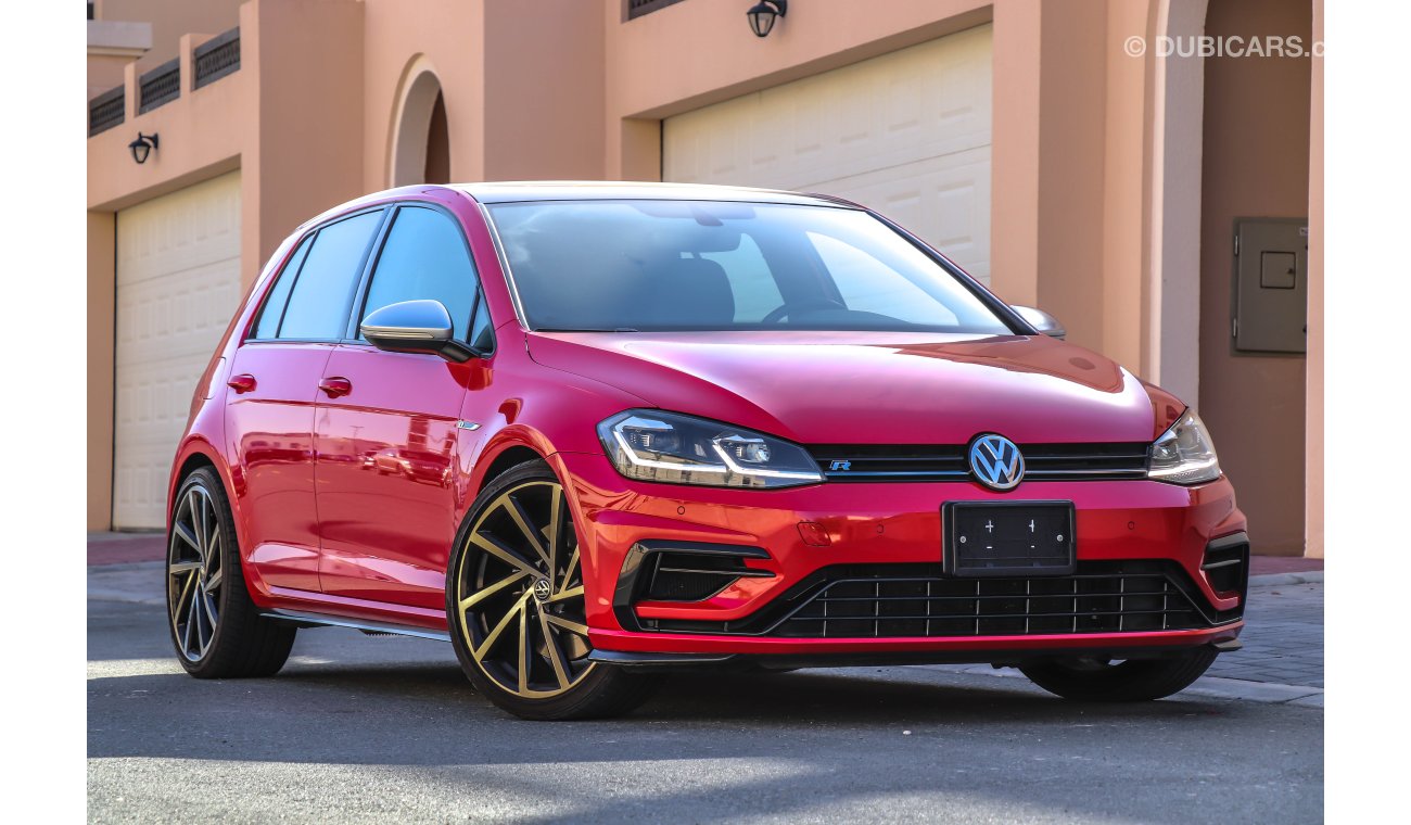 Volkswagen Golf R 2018 GCC under Agency Warranty with Zero Down-Payment.