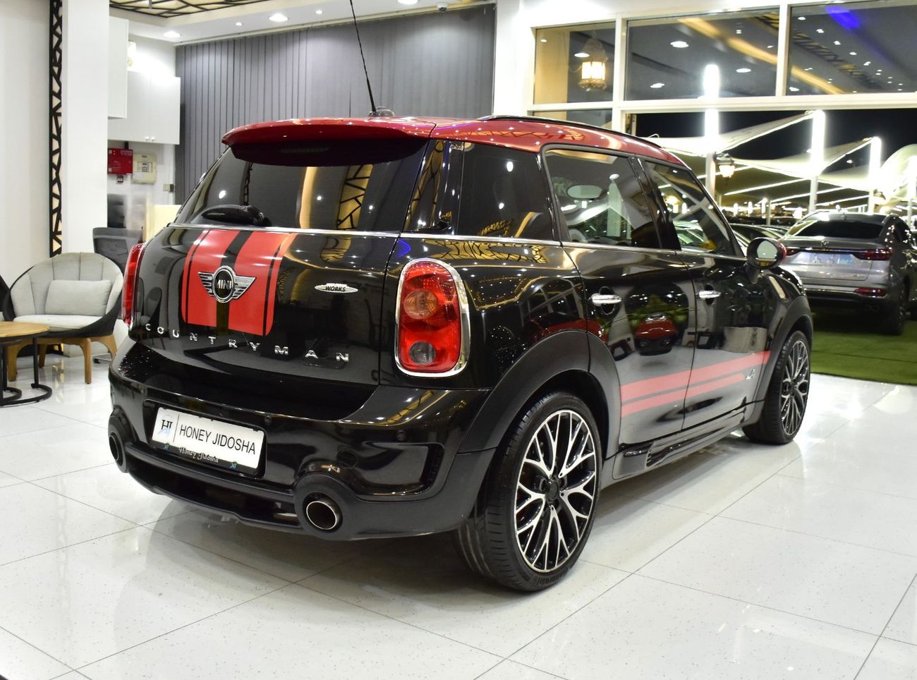 ميني جون كوبر كونتري مان EXCELLENT DEAL for our Mini Countryman John Cooper Works ( 2014 Model ) in Black Color GCC Specs