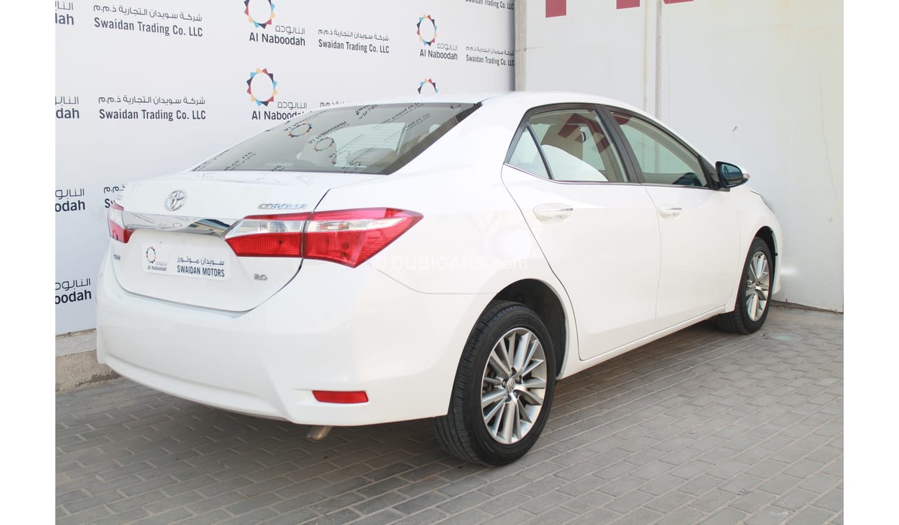 Toyota Corolla 2.0L SE+ 2015 MODEL WITH GCC SPECS
