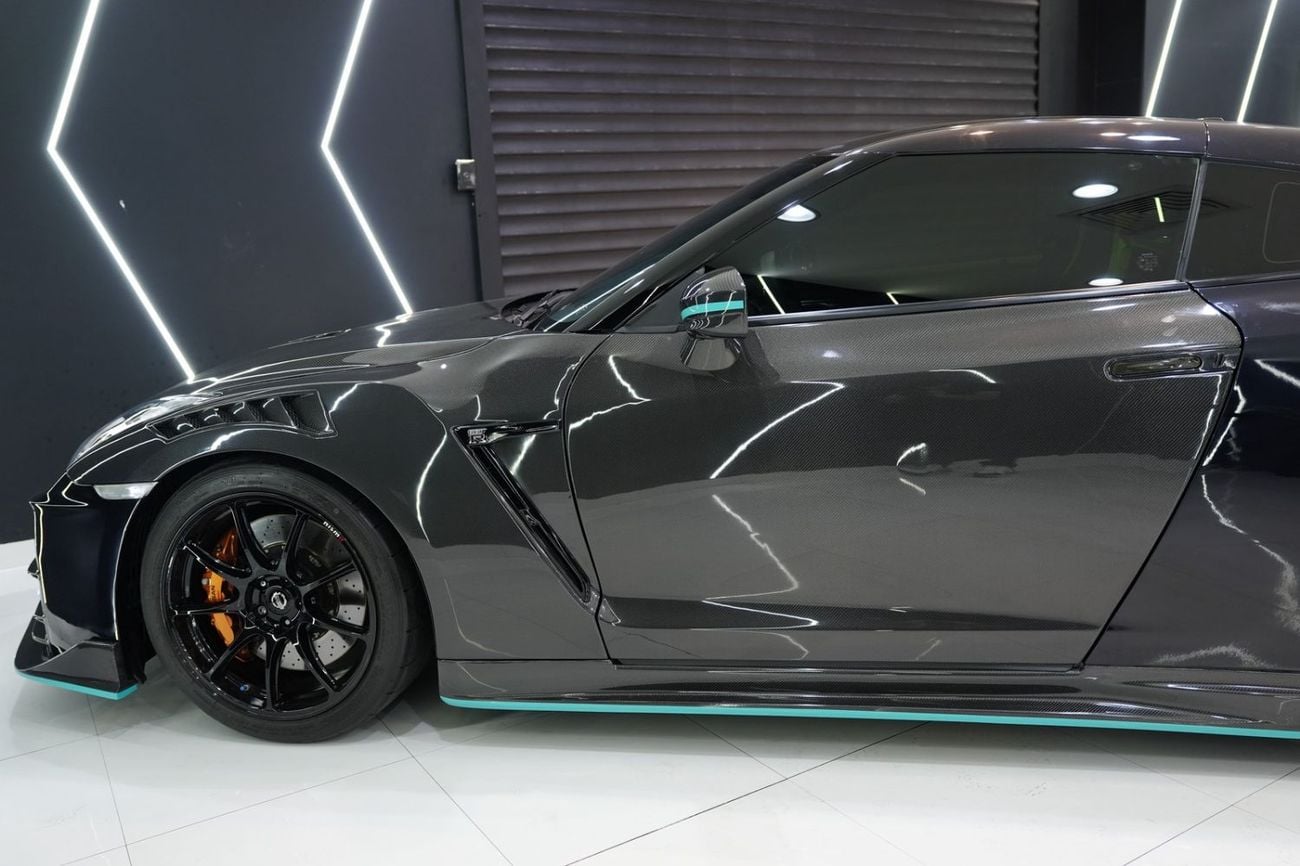 نيسان جي تي ار NISMO 2021 Nissan GT-R Track Edition, Full Carbon Kit, Turquoise Accent, Recaro Sport Seats, Bose Audio!!