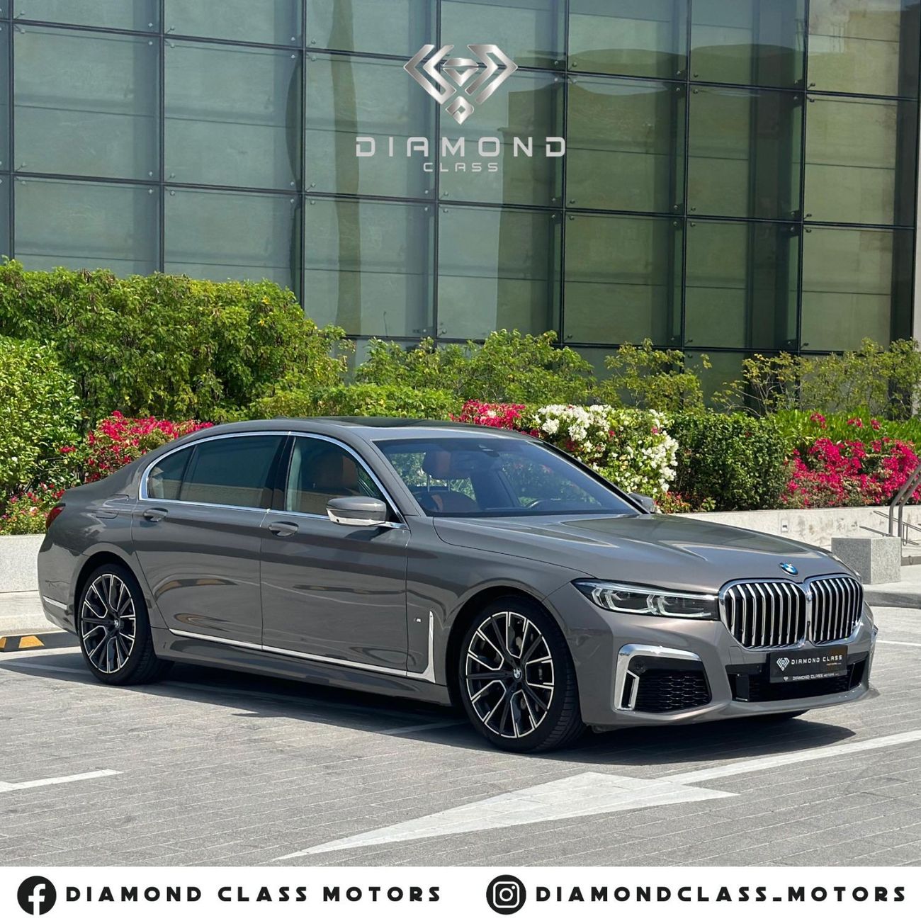 BMW 730Li Luxury M Sport Package BMW 730Li M kit Full Option GCC A.Grey 2022 Under Warranty & Service Contract