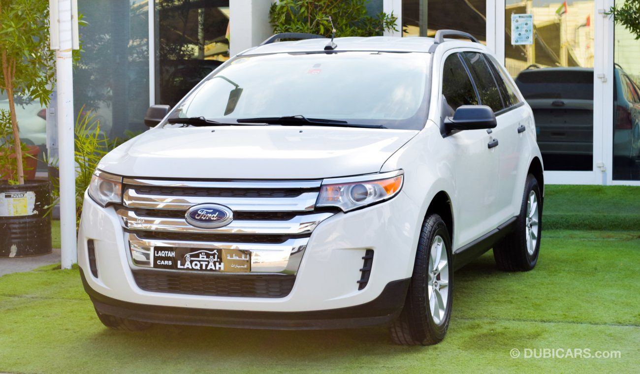 Ford Edge Imported 2013, white color inside Beige No. 2, sensors, alloy wheels and rear spoiler stabilizer, in