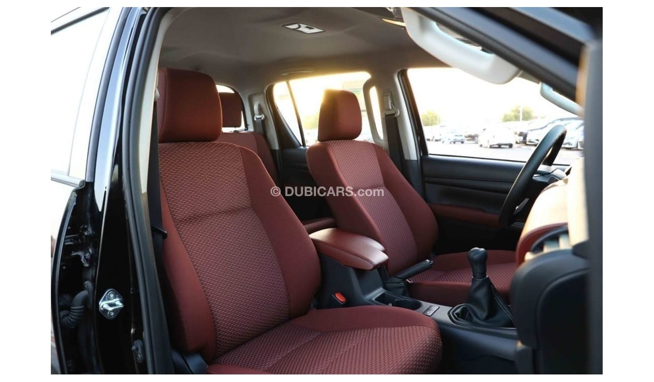 Toyota Hilux 2023 Toyota Hilux 4x4 DC 2.4 D MT - Black inside Maroon | Export Only