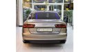 Audi A6 ORIGINAL PAINT ( صبغ وكاله ) AUDI A6 V6-FSi QUATTRO 2016 Model!! in Beige Color! GCC Specs