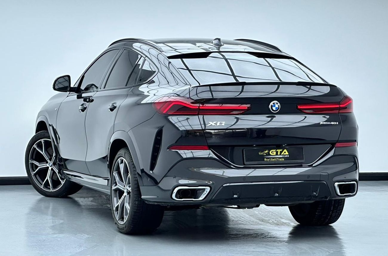 BMW X6 40i M Sport 3.0L 2022 BMW X6 xDrive40i M-Sport, Jan 2027 BMW Warranty + Service Package, BMW Full Se