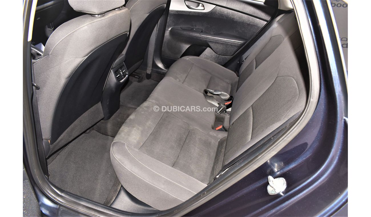 Kia Cerato AED 879 PM 1.6L LX GCC AGENCY WARRANTY UP 2025 OR 150K KM