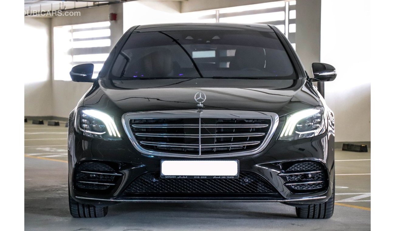 Mercedes-Benz S 450 AMG 2018 GCC under Agency Warranty with Zero Down-Payment