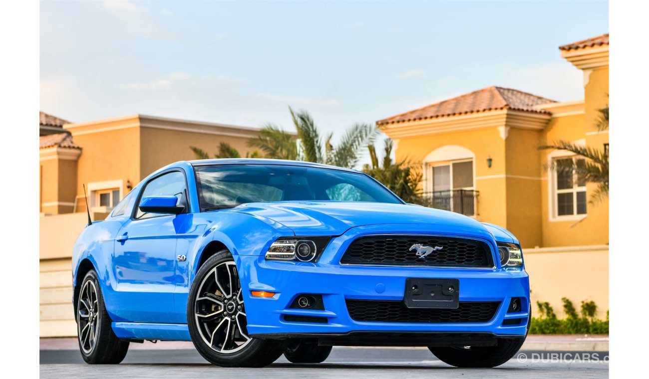 Ford Mustang 5.0L V8 GT - 2013 - Under  Warranty!- AED 1,742 per month - 0% Downpayment