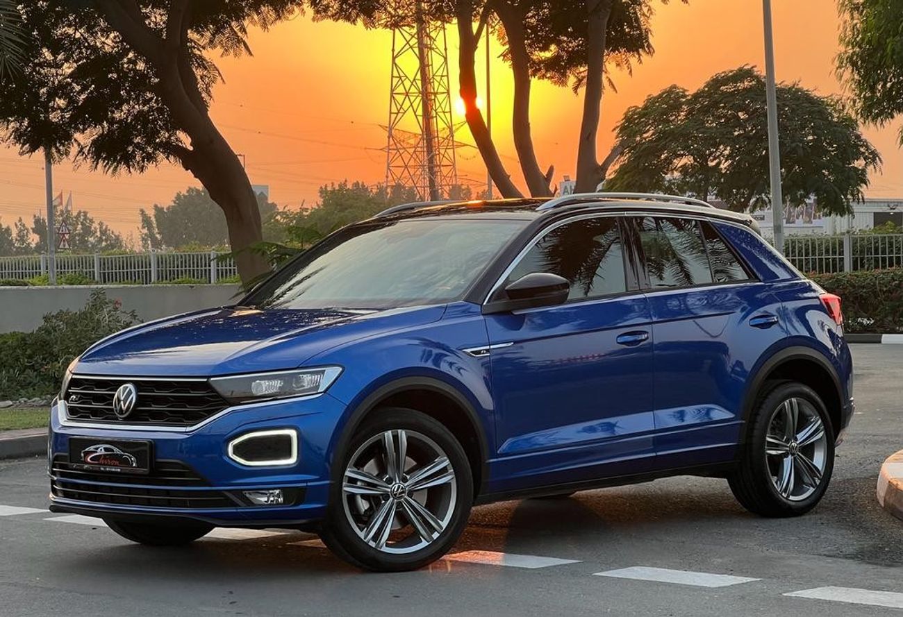 Volkswagen T ROC VOLKSWAGEN T-ROK R LINE 2021 GCC ORIGINAL PAINT FULL SERVICE HISTORY IN LOW MILEAGE