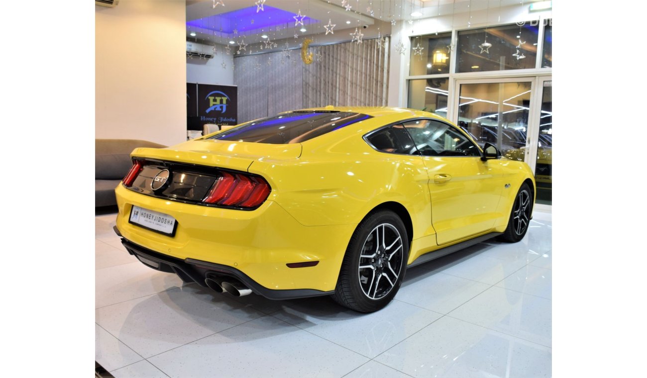 Ford Mustang EXCELLENT DEAL for our Ford Mustang 5.0 GT 2018 Model!! in Yellow Color! GCC Specs