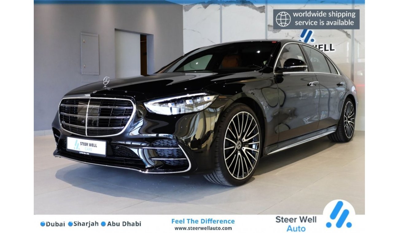 Mercedes-Benz S 500 4M | AMG | FULL OPTION | 5 YEARS WARRANTY WITH SERVICE PKG | SPECIAL INTERIOR | GCC