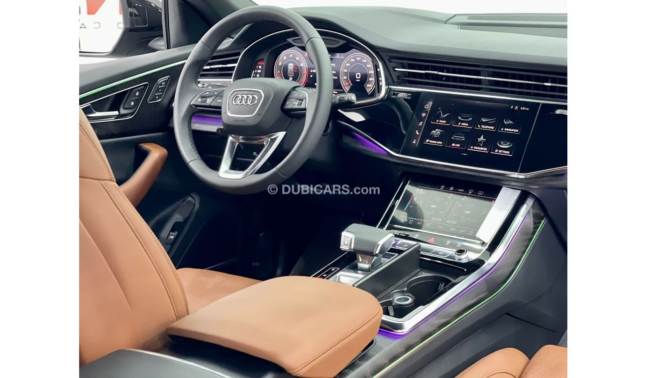 Audi Q8 55 TFSI quattro 2022 Audi Q8 55 TSFI Quattro S-Line Package, Warranty + Service Contract, GCC