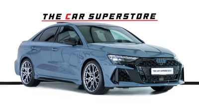 Audi RS3 TFSI quattro 2.5L Sedan Full Option Car - Carbon RS Seats - Kemora Grey - 2025