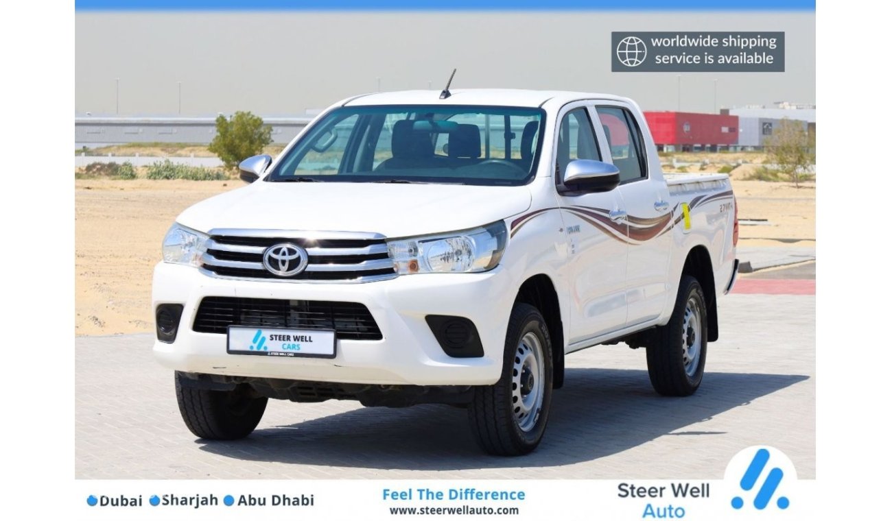 Toyota Hilux GL 2.7L 4x4 Double Cab A/T Petrol / Like New Condition / Ready to Drive / Book now