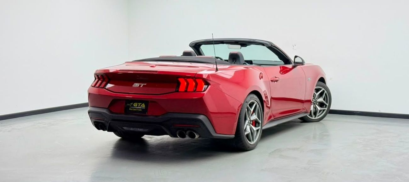 Ford Mustang GT PREMIUM 2024 Ford Mustang GT Premium Convertible, 2029 Ford Warranty + Service Package, Very Low Km, GCC