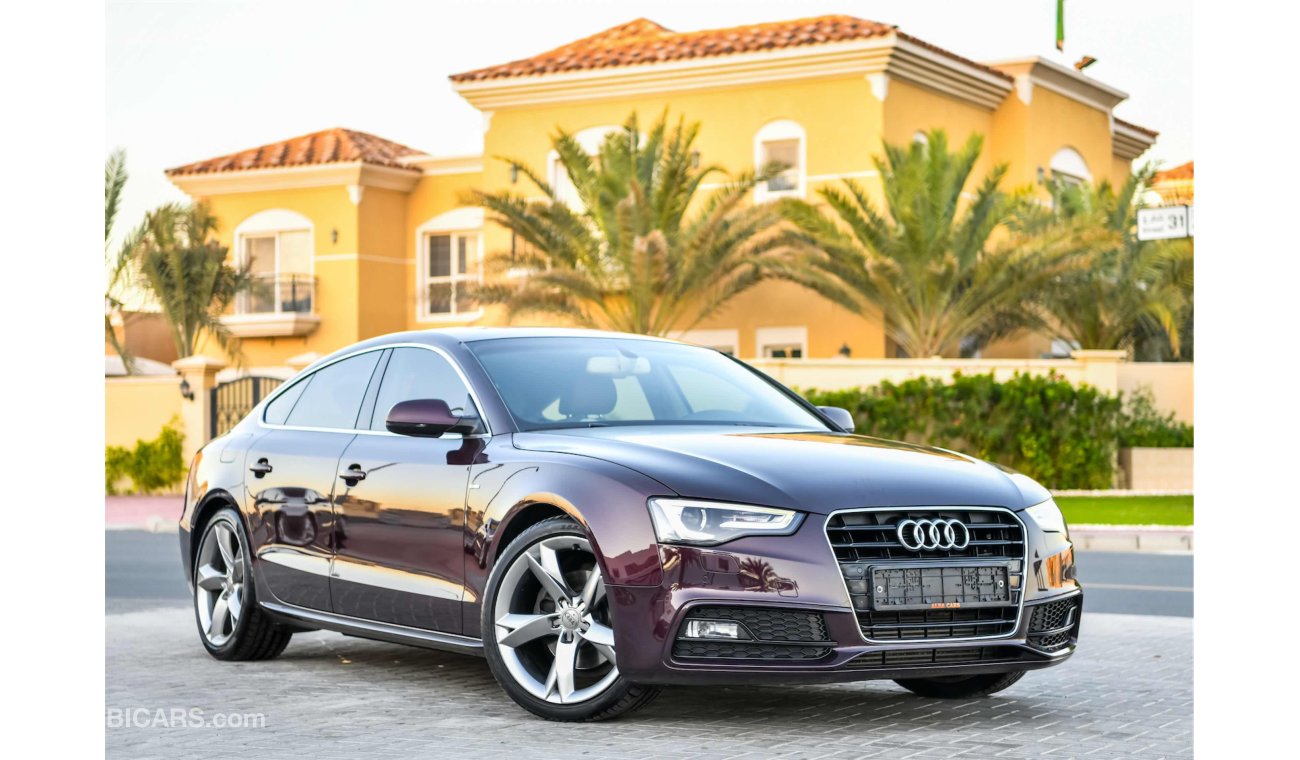 أودي A5 S-Line Sportback - Full Agency Service History - AED 1,351 Per Month! - 0% DP