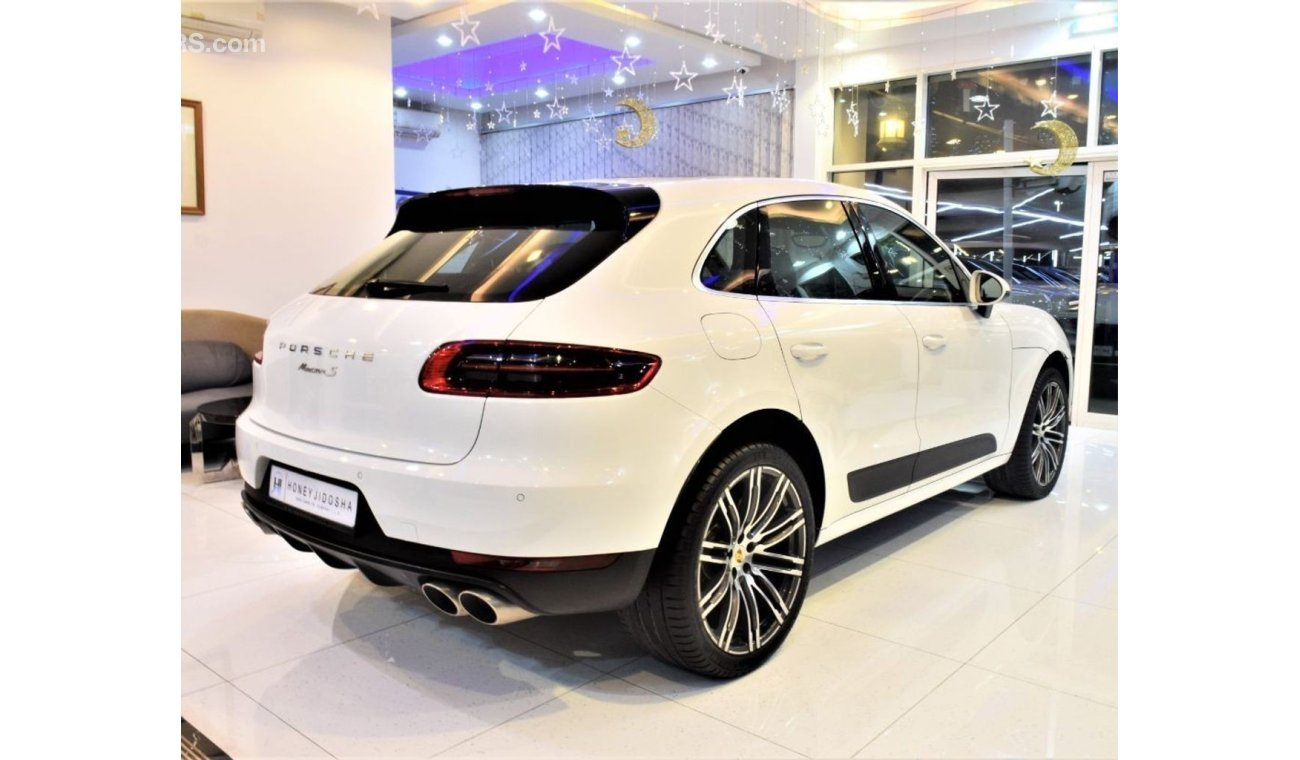 بورش ماكان أس FULL SERVICE HISTORY ONLY 85000KM! AMAZING Porsche Macan S 2015 Model!! in White Color! GCC Specs