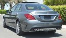 Mercedes-Benz C 43 AMG 4MATIC, V6 Biturbo, GCC Specs with 2 Years Unlimited Mileage Warranty