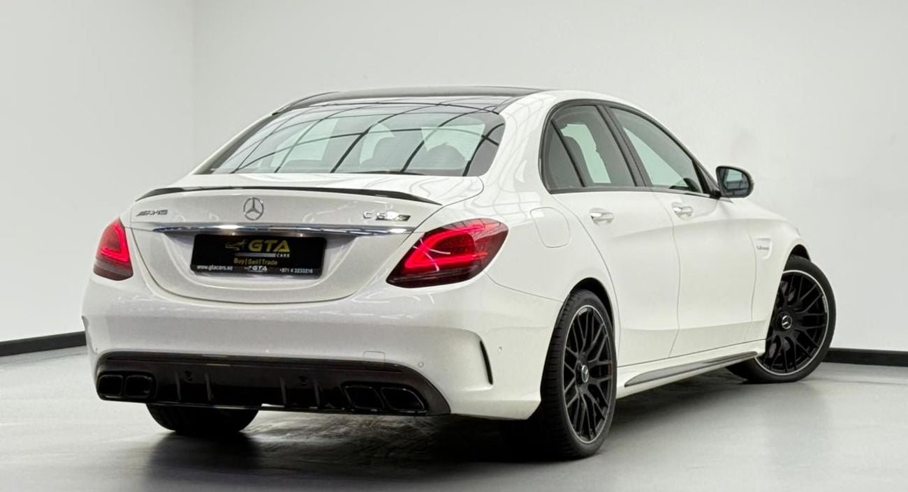 Mercedes-Benz C 63 S 2019 Mercedes Benz C63 S AMG, Warranty, Full Service History, Carbon Fiber Package, Full Option, GCC