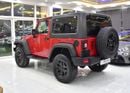 Jeep Wrangler EXCELLENT DEAL for our Jeep Wrangler Sport ( 2014 Model ) in Red Color GCC Specs