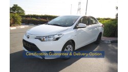 Toyota Yaris Certified Vehicle with Delivery option ; YARIS(GCC Specs)in good condition with warranty(Code:47692)