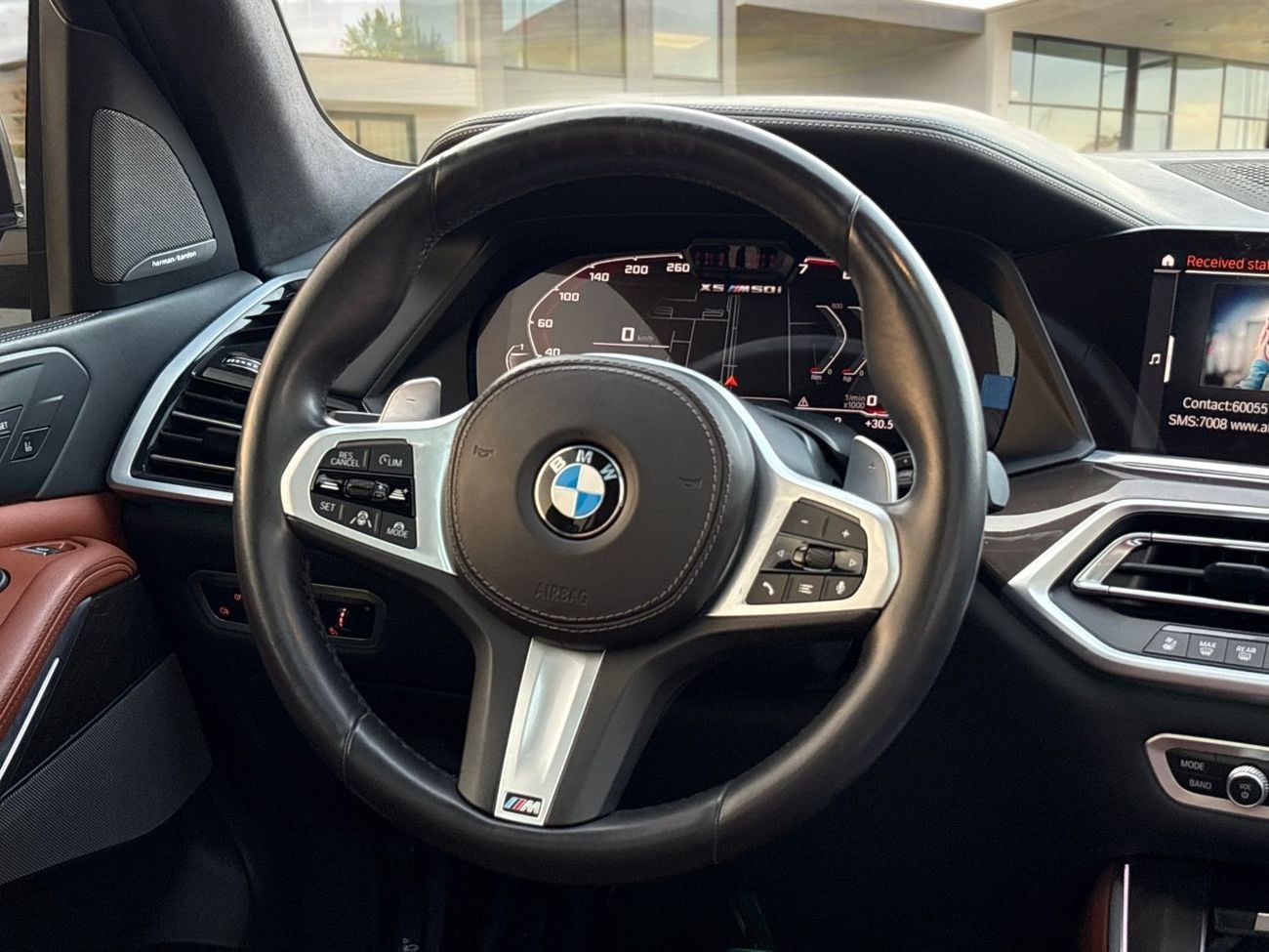 BMW X5 M50i 4.4L AED 4,304 P.M | 0% DOWN PAYMENT | BMW X5 M50I | 2023 | AGENCY SERVICE CONTRACT | FULL AGEN