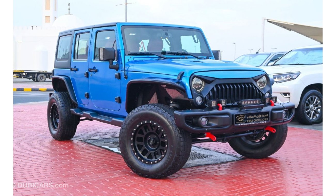 Jeep Wrangler 2016 | JEEP WRANGLER UNLIMITED | SPORT 4WD | 3.6L V6 | GCC | AGENCY MAINTAINED | SPECTACULAR CONDITI