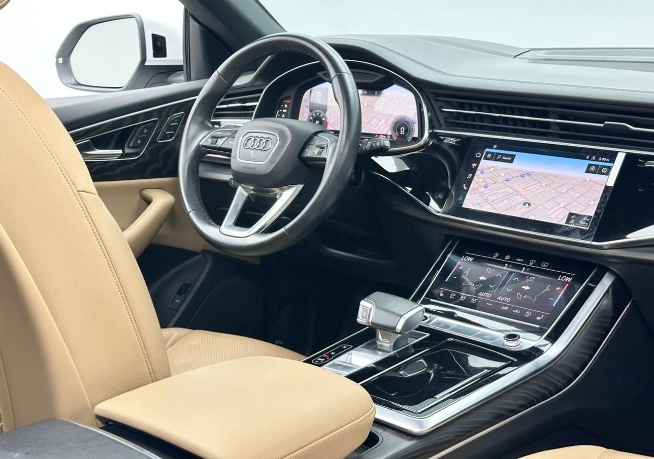 Audi Q8 55 TFSI quattro 3.0L SUV 2021 Audi Q8 S-Line 55 TFSI Quattro, April 2026 Audi Warranty + Service Con