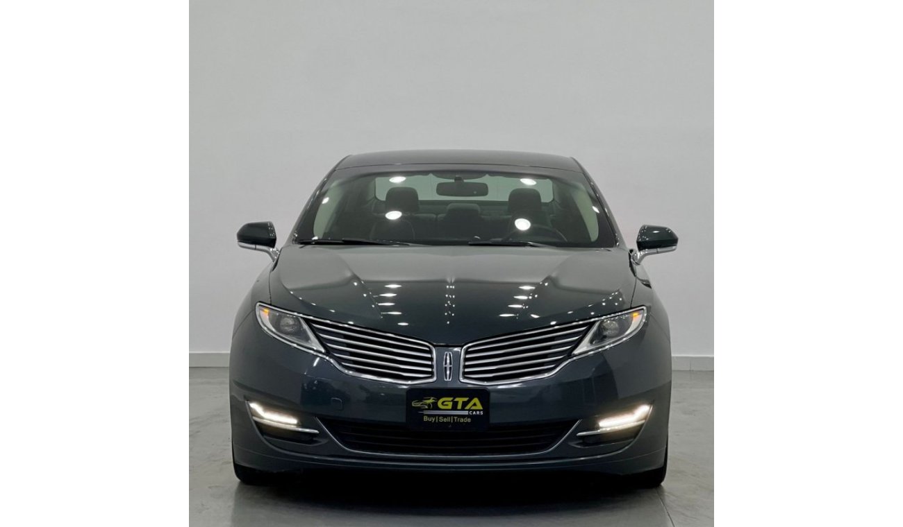 لينكولن MKZ 2015 Lincoln MKZ 2.0L EcoBoost, Full Service History, Fully Loaded, GCC