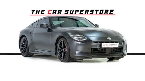 Nissan Z GCC Specs-1 Owner-Al Masaood Warranty until 2028-Low Mileage-19 Inch Forged rims