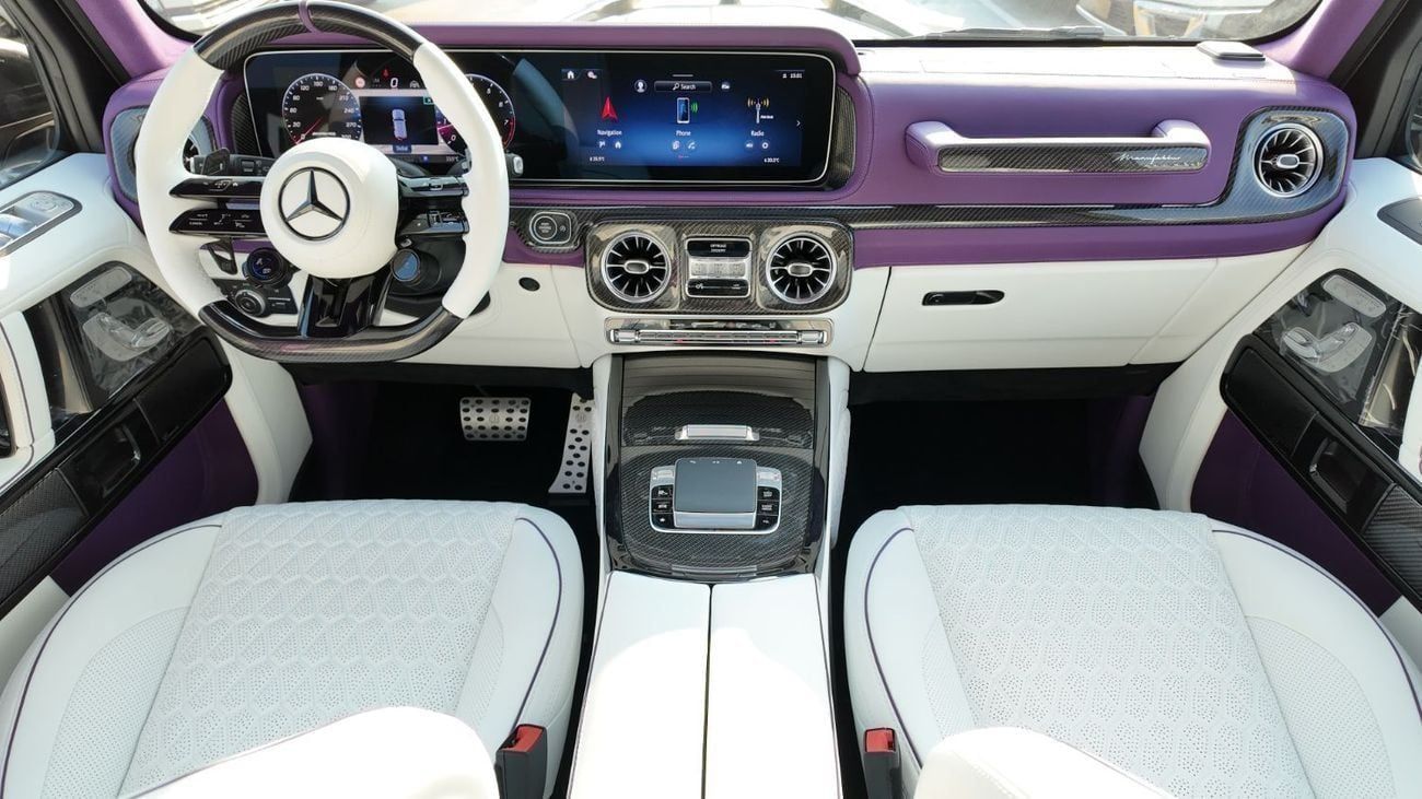 برابوس 800 - مرسيدس-AMG G 63  2025 Mercedes-AMG G 63 | 4.0L Twin-Turbo V8 | 800 HP | BRABUS Middle East Warranty