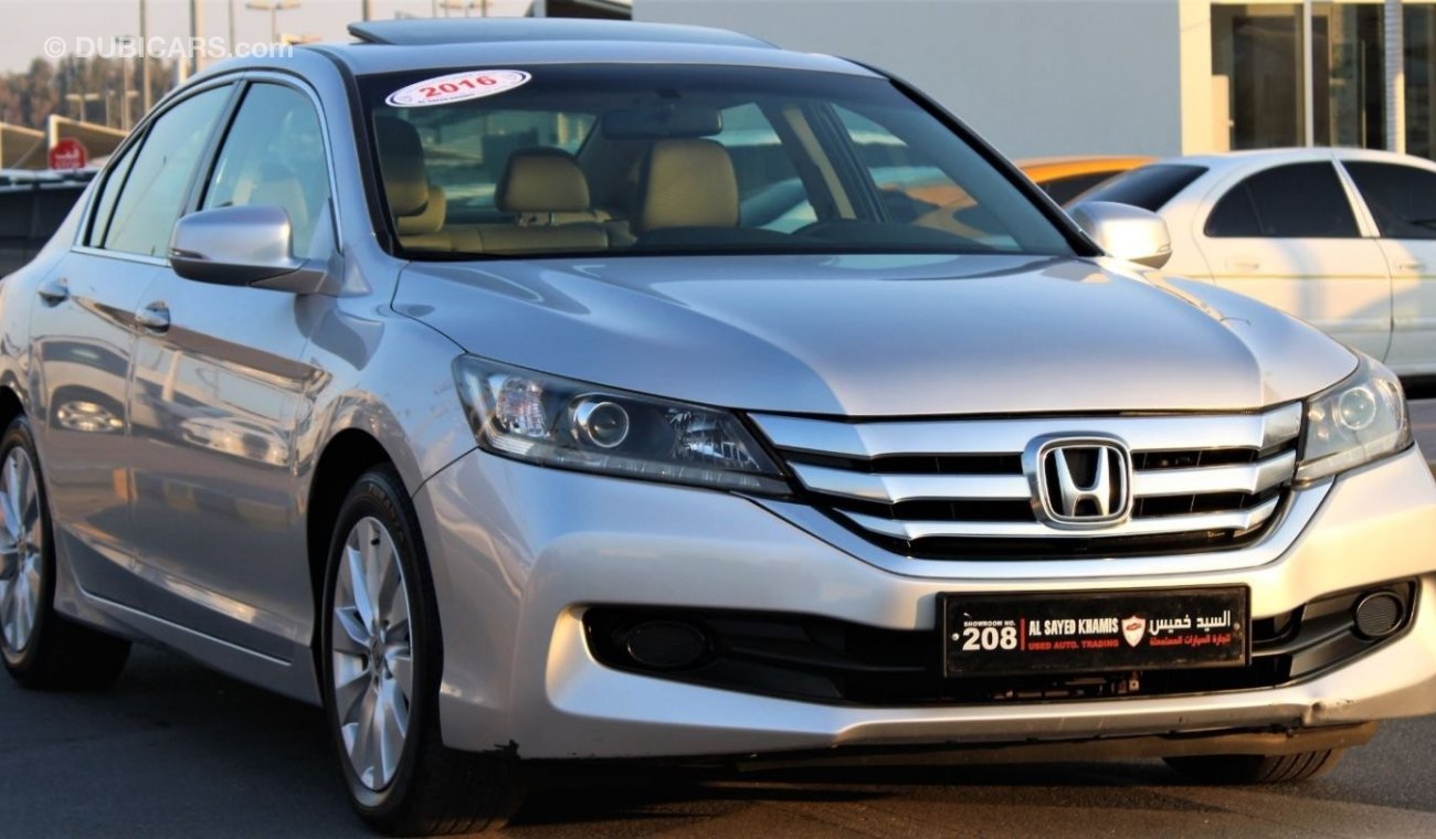 Honda Accord Honda Accord 2016 GCC in excellent condition, without paint, without accidents