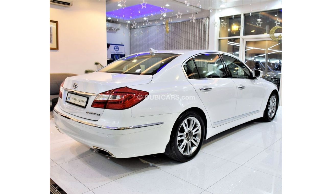 Hyundai Genesis AMAZING Hyundai Genesis 3.8 2014 Model!! in White Color! GCC Specs