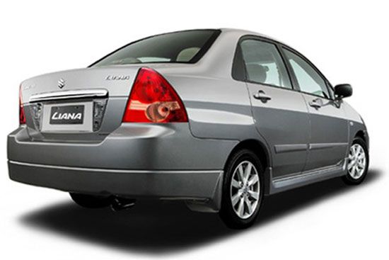 Suzuki Liana exterior - Rear Left Angled