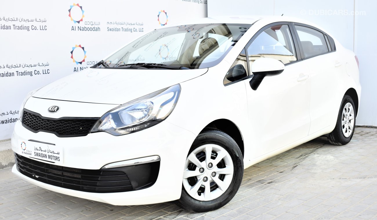 Kia Rio 1.4L EX SEDAN 2017 GCC SPECS WITH DEALER WARRANTY STARTING FROM 29,900 DHS