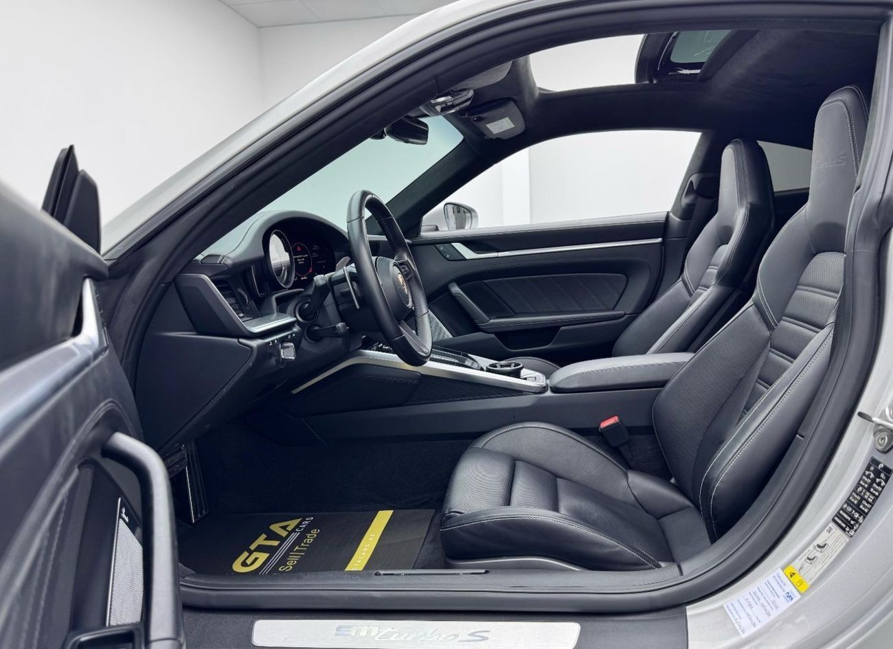 Porsche 911 Turbo S 3.8L (640 HP) Coupe 2022 Porsche 911 Turbo S, 2025 Porsche Warranty, Sport Chrono Package, F