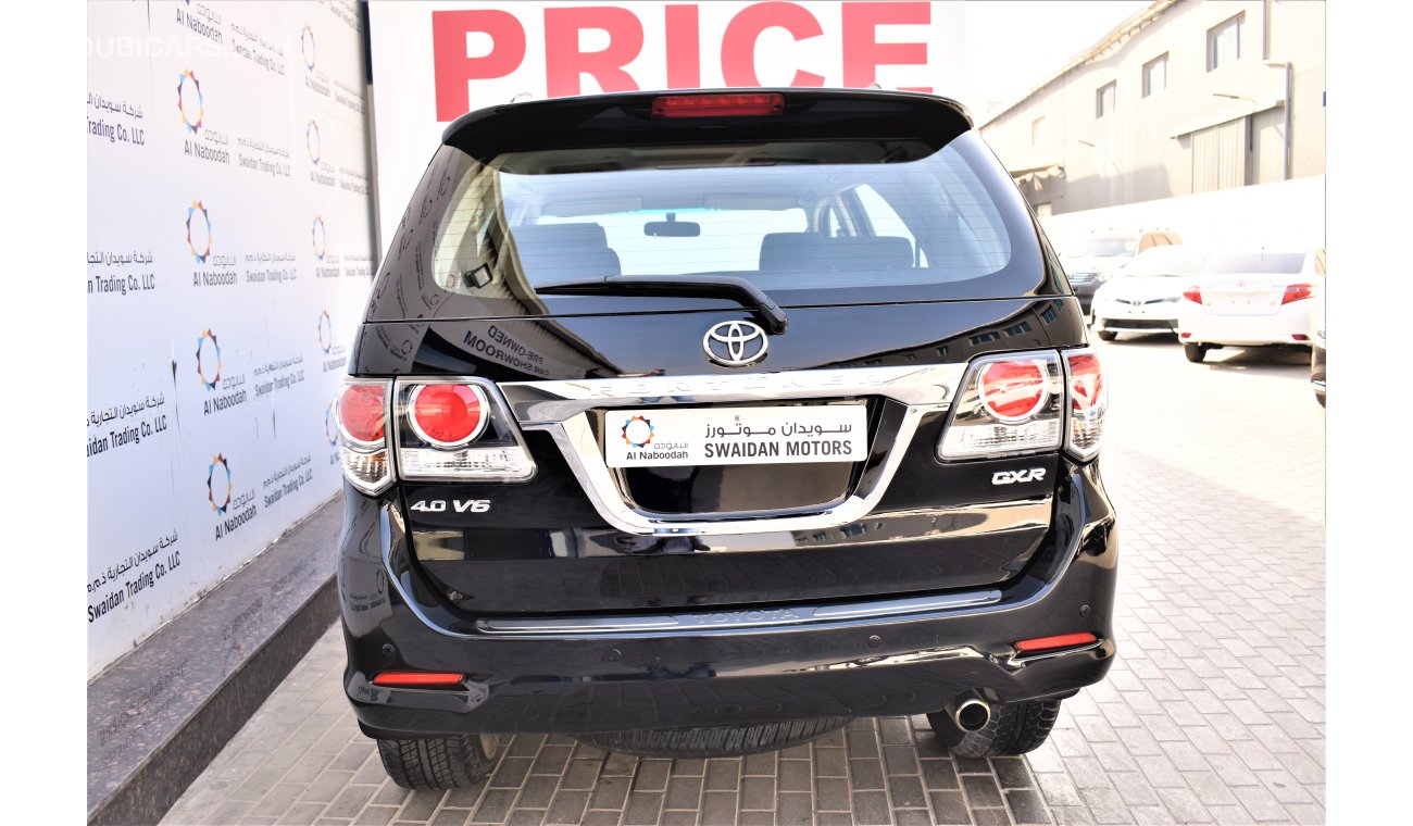 Toyota Fortuner AED 1468 I PM | 4.0L V6 4WD GXR GCC WARRANTY