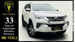Toyota Fortuner FULL OPTION + LEATHER SEATS + NAVIGATION + 4WD / 2019 / GCC / UNLIMITED MILEAGE WARRANTY / 1,726 DHS