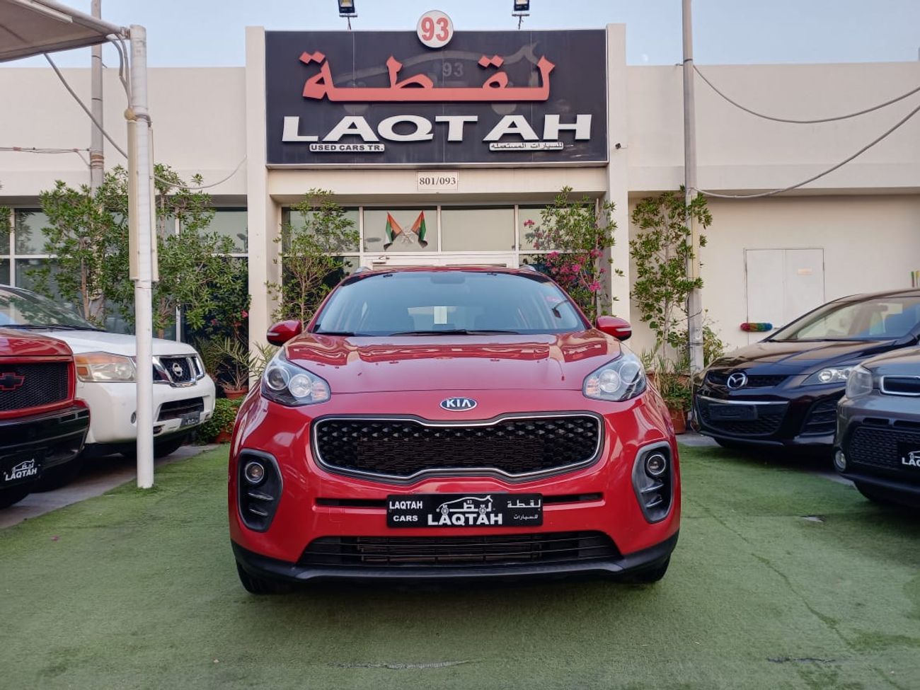 كيا سبورتيج خليجى  صبغ وكالة 1600 سى سى موديل 2018 مثبت سرعة تحكم رنجات أنوار ضباب بحالة ممتازة