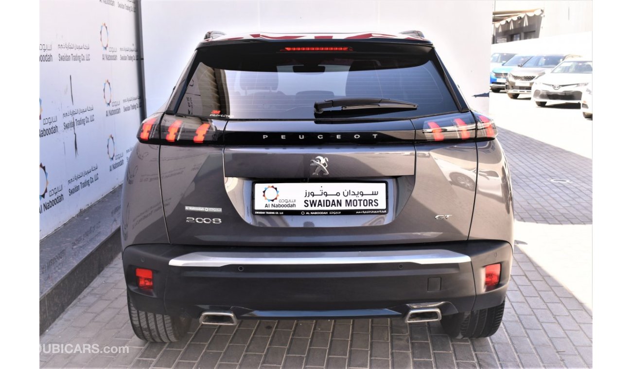 Peugeot 2008 AED 1958 PM | 1.2L GT GCC AGENCY WARRANTY