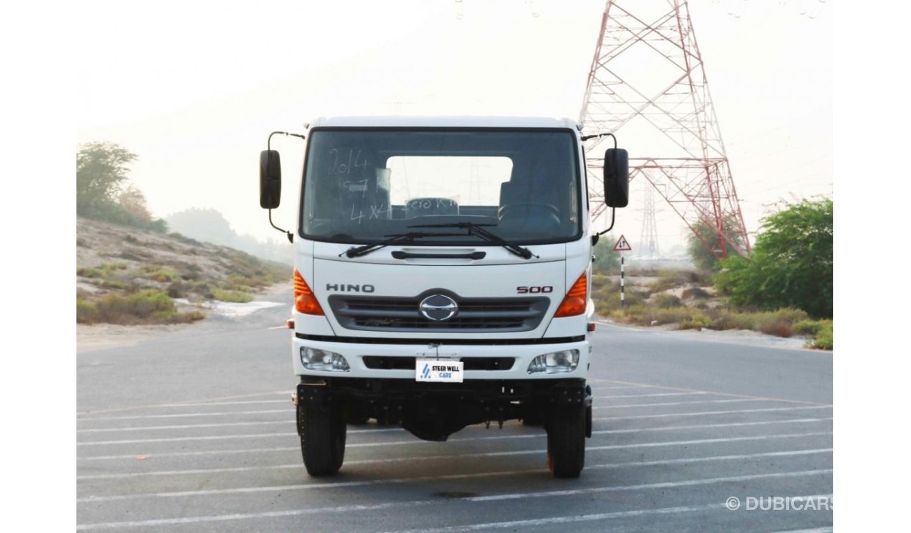 Hino 500 2014 | BRAND NEW - 10 TON -  4 WHEEL CHASSIS - GCC SPECS | VAT EXCLUDED